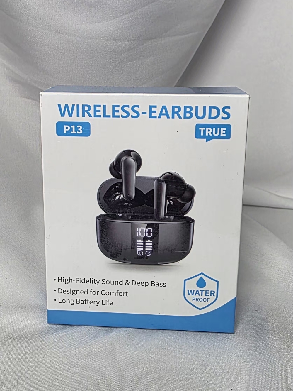 Wireless Earbuds True Wireless Bluetooth Earbuds - Black